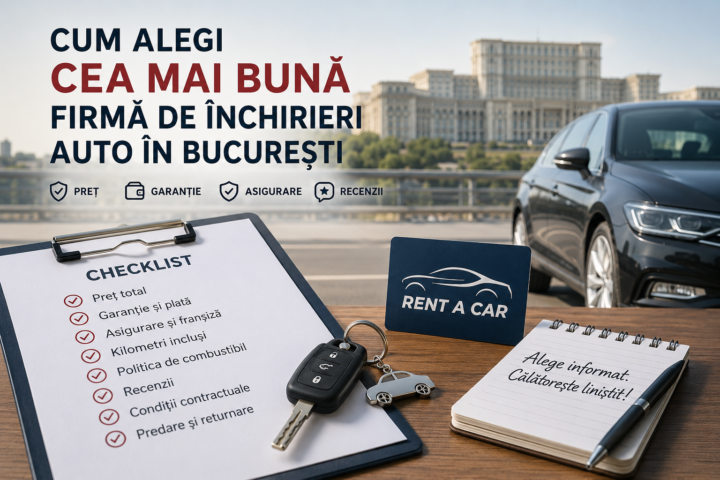 Cea mai bună firmă de închirieri auto București - ghid de alegere